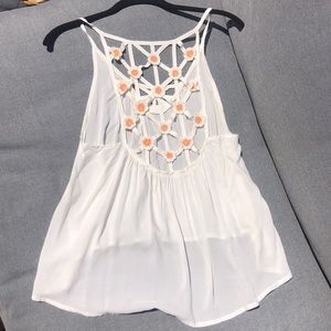 Open Back Daisy Top
